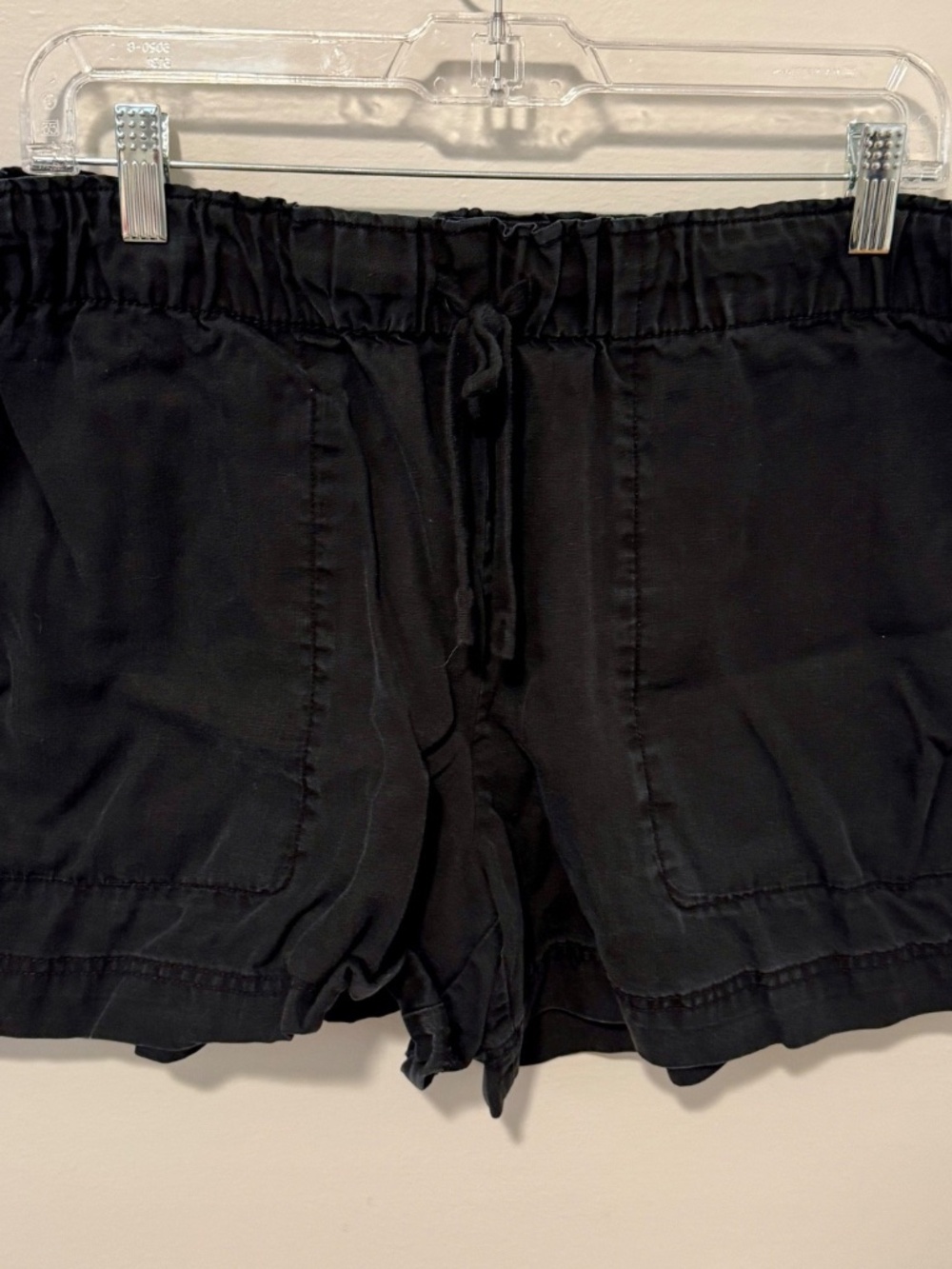 Hilary Radley Women's Lightweight Pull on Tencel Short, Black, Women's Medium